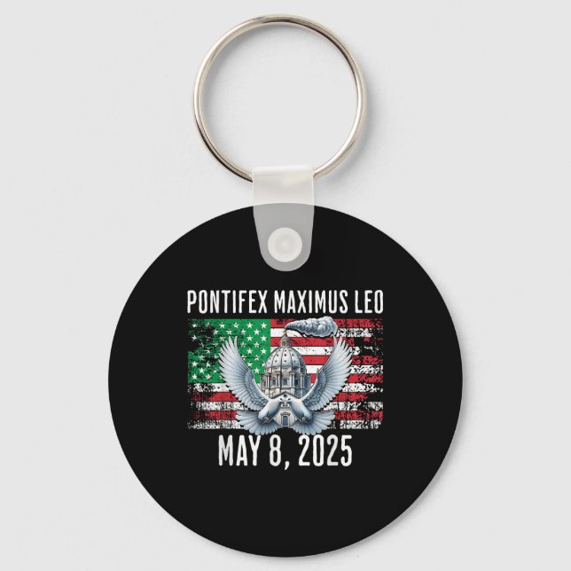 Pope Leo 2025 Pope Leo  Keychain (Front)