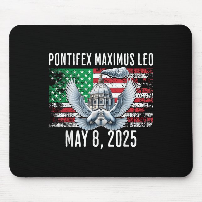Pope Leo 2025 Pope Leo  Mouse Pad (Front)