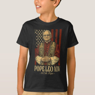 Pope Leo And America Us Pope Leo Xiv T-Shirt