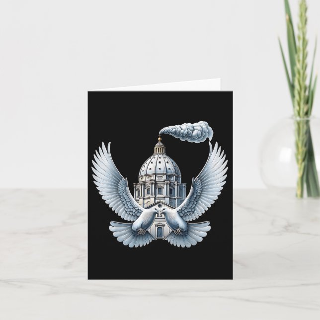 Pope Leo Doves Pope Leo  Card (Front)