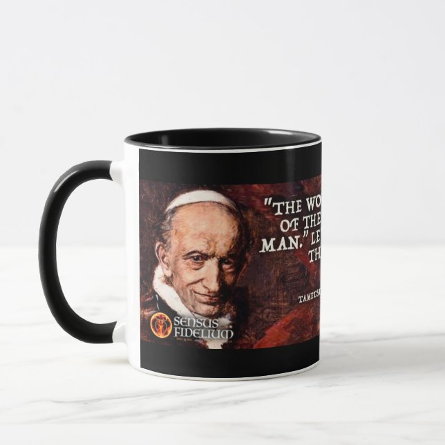 Pope Leo Quote Mug (Left)