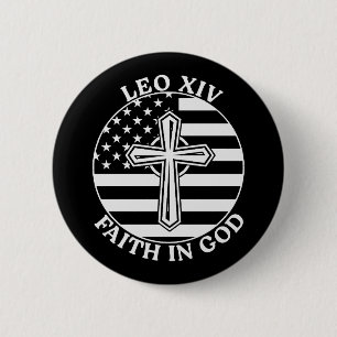 Pope Leo the 16th Leo XIV 2 Inch Round Button