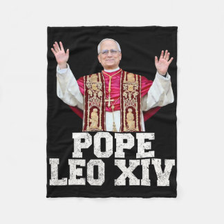 Pope Leo Xiv 1 Fleece Blanket