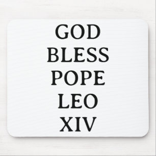 Pope Leo Xiv 3 Mouse Pad