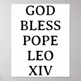 Pope Leo Xiv 3  Poster