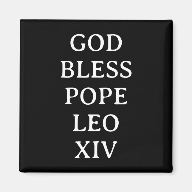 Pope Leo Xiv 5  Magnet (Front)