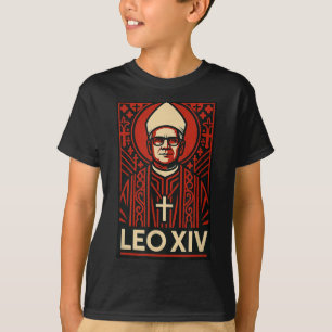 Pope Leo Xiv - Bold Graphic Design Christian Catho T-Shirt