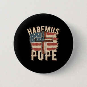Pope Leo Xiv Catholic Church Christian Faith Pope 2 Inch Round Button
