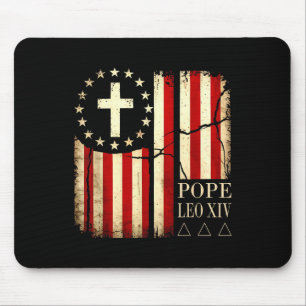 Pope Leo Xiv Catholic Church Christian Faith Pope Mouse Pad