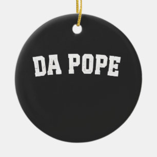 Pope Leo XIV Christian Church Da Pope Da  Ceramic Ornament