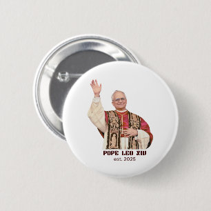 Pope Leo XIV Est 2025 Commemorative 2 Inch Round Button