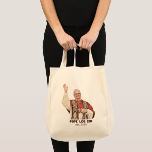Pope Leo XIV Est 2025 Commemorative Tote Bag