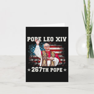 Pope Leo Xiv - God Bless Pope Leo Xiv 267th Pope  Card