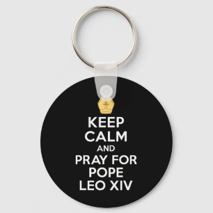 Pope Leo Xiv Habemus Papam 2025 Catholic Men Women Keychain
