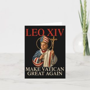 Pope Leo Xiv Make Vatican Great Again Catholic Chu Card