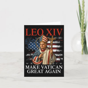 Pope Leo Xiv Make Vatican Great Again Catholic Chu Card