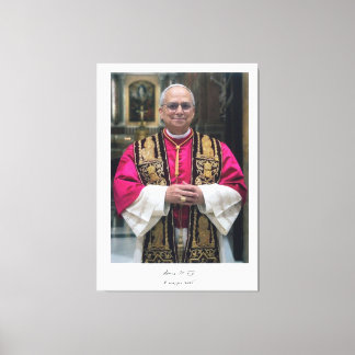 Pope Leo XIV Robert Francis Prevost Canvas Print
