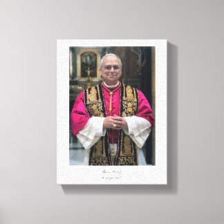 Pope Leo XIV Robert Francis Prevost Canvas Print
