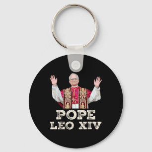 Pope Leo Xiv Robert Francis Prevost First American Keychain