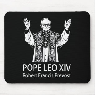 Pope Leo Xiv Robert Francis Prevost  Mouse Pad