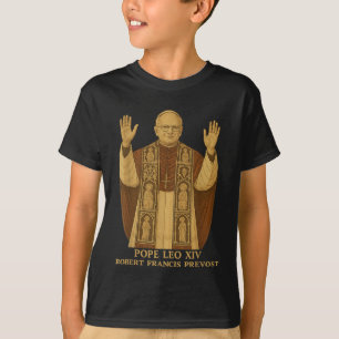 Pope Leo Xiv Robert Francis Prevost Pope 2025 T-Shirt