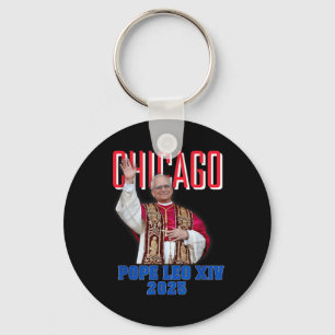 Pope Leon Xiv 2025 – Chicago’s First American Pope Keychain