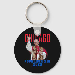 Pope Leon Xiv 2025 – Chicago’s First American Pope Keychain