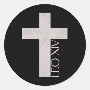 Pope Leon Xiv  Classic Round Sticker