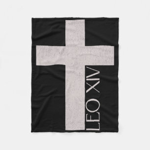 Pope Leon Xiv Fleece Blanket