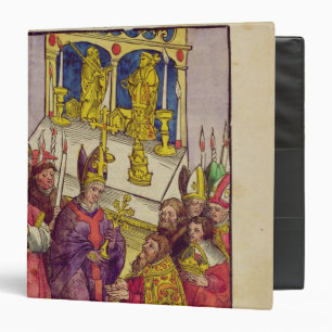 Pope Martin V gives Sigismund symbolic gift Binder