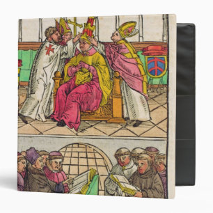 Pope Martin V is installed to the Papacy Binder