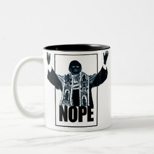 POPE NOPE Two-Tone COFFEE MUG