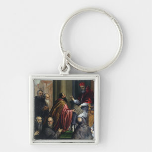 Pope Paul IV Handing over a Statute Keychain