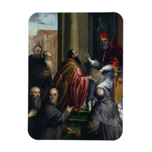 Pope Paul IV Handing over a Statute Magnet