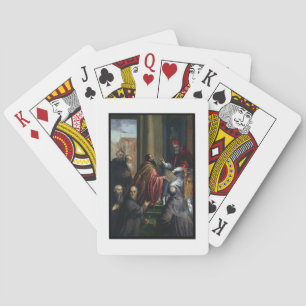 Pope Paul IV Handing over a Statute Playing Cards