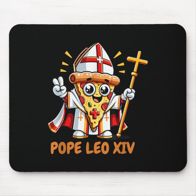 Pope Robert Prevost Pope Leo Xiv Da Pope Funny Piz Mouse Pad (Front)