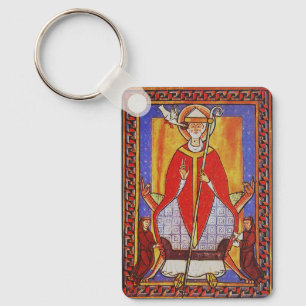 Pope Saint Gregory I the Dialogist Keychain