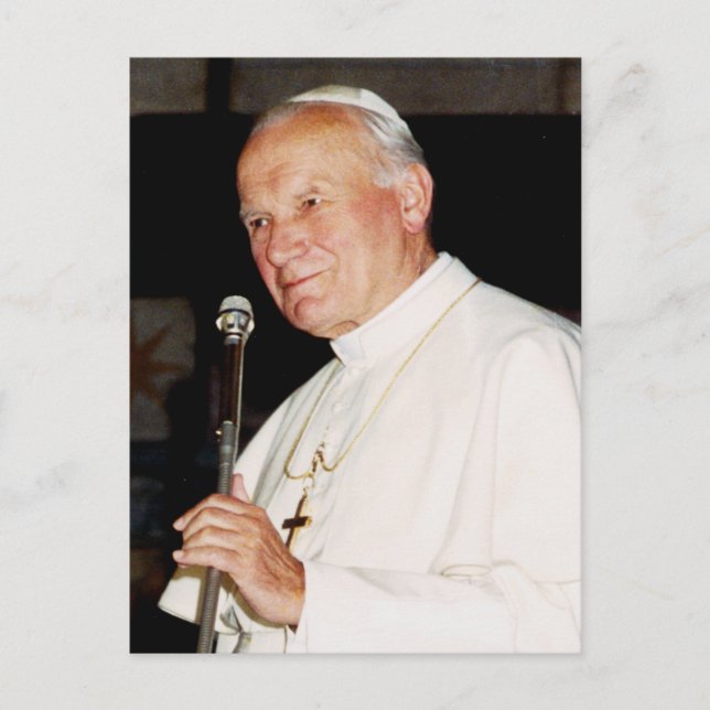 Pope Saint John Paul II Postcard (Front)