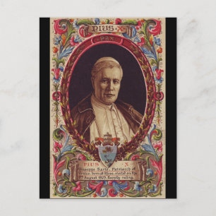 Pope Saint Pius X Postcard