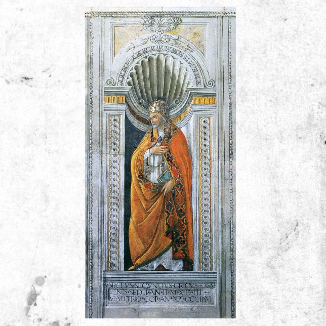 Pope Saint Sixtus II by Sandro Botticelli Poster (Creator Uploaded)