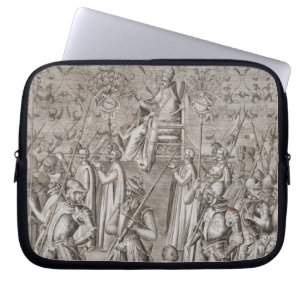 Pope Sixtus V (1521-90) is carried to the Ceremony Laptop Sleeve