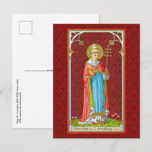 Pope St. Cornelius (SAU 042) Postcard