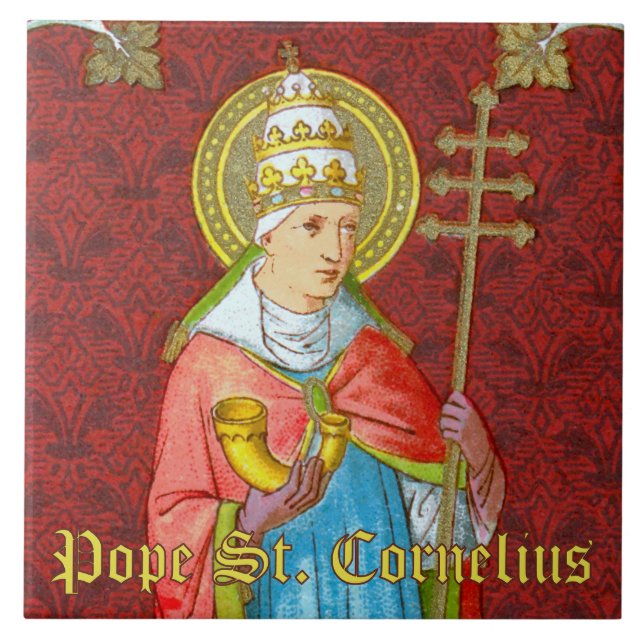 Pope St. Cornelius (SAU 042) Tile (Front)