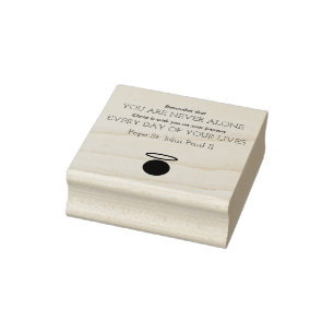 Pope St. John Paul II Quote Rubber Stamp