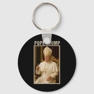 Pope Trump 1 Trump Pope Donald Trump Political Sat Keychain