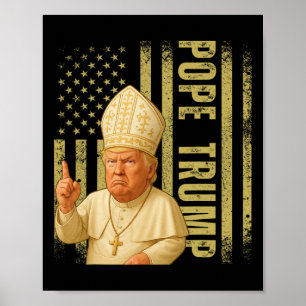 Pope Trump 2025  Poster