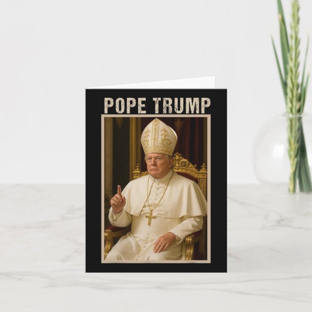 Pope Trump 2  Card (Front)
