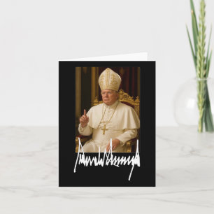 Pope Trump Funny American President Trump Vatican Card