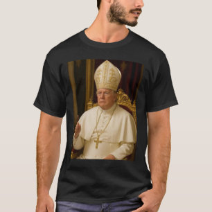 Pope Trump Funny Funny Trump Vatican Christian Ret T-Shirt