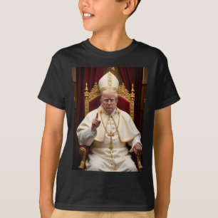 Pope Trump Funny Trump President Trump Vatican Chr T-Shirt